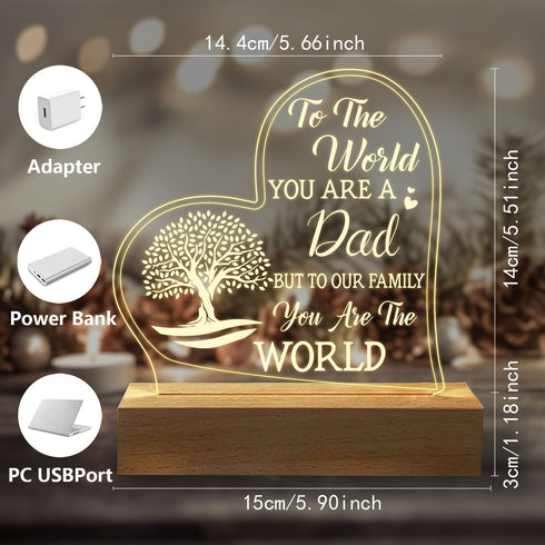 Engraved Night Light  Perfect Birthday or Christmas Gift